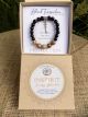 Black Tourmaline INSPIRIT Energy Bracelet w/ Box