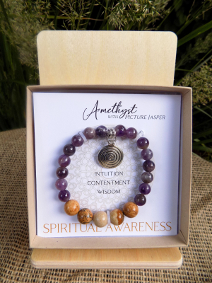Amethyst INSPIRIT Energy Bracelet