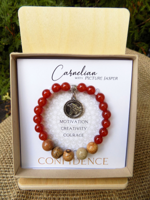 Carnelian INSPIRIT Energy Bracelet
