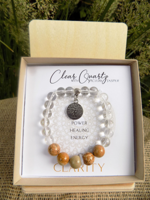 Clear Quartz INSPIRIT Energy Bracelet
