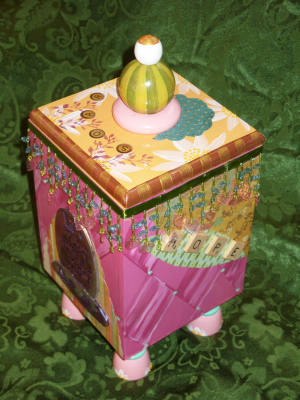 Fuschia Harlequin "Soar" Wish Box