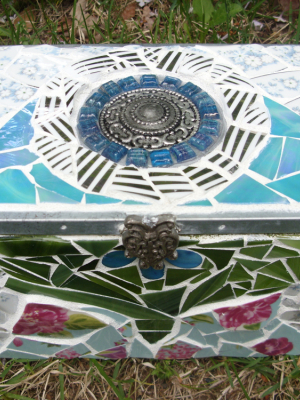 Silver Mosaic Wish Box