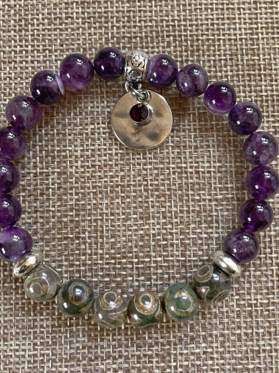 FEBRUARY Birthstone Bracelet - Amethyst