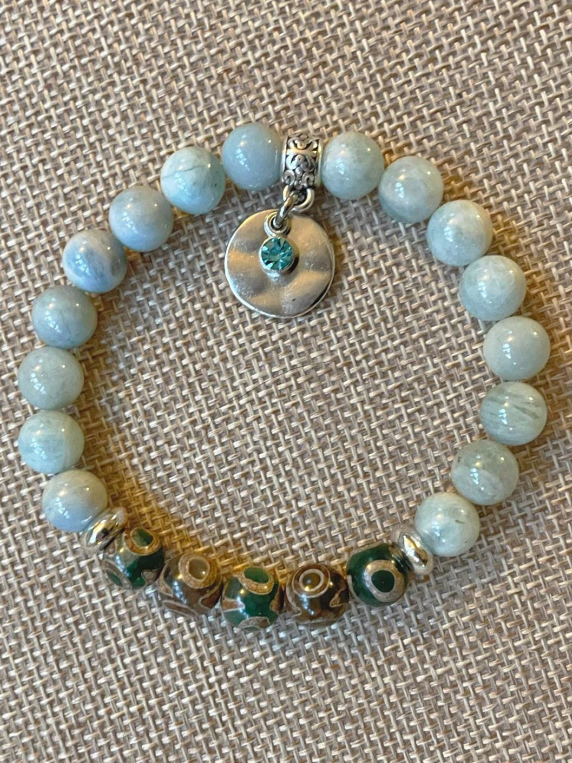 MARCH Birthstone Bracelet - Aquamarine