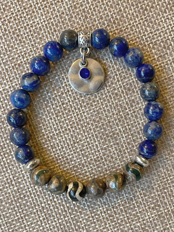SEPTEMBER Birthstone Bracelet - Lapis Lazuli