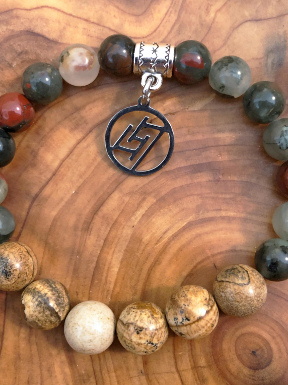 African Bloodstone Inspirit Energy Bracelet - ENERGIZE