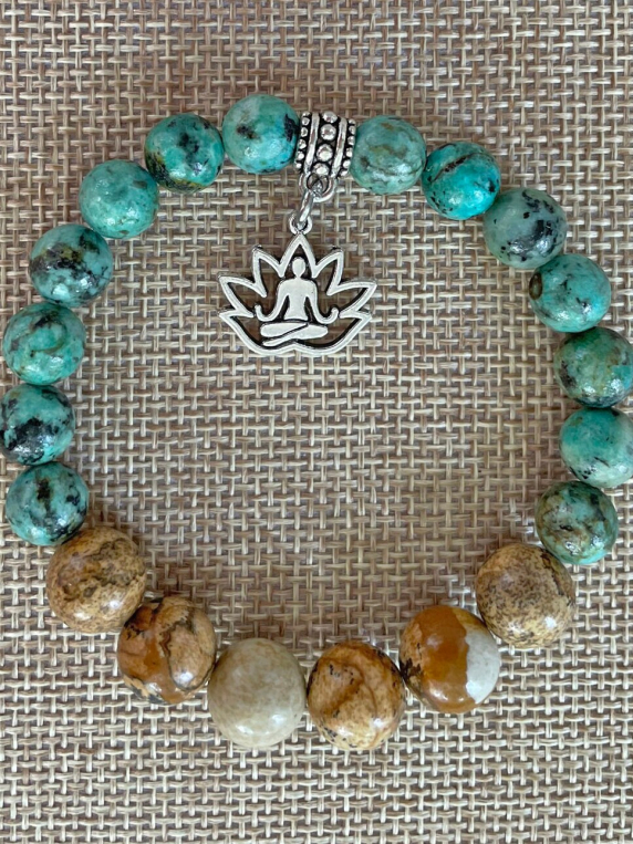 African Turquoise Inspirit Energy Bracelet - POSSIBILITY