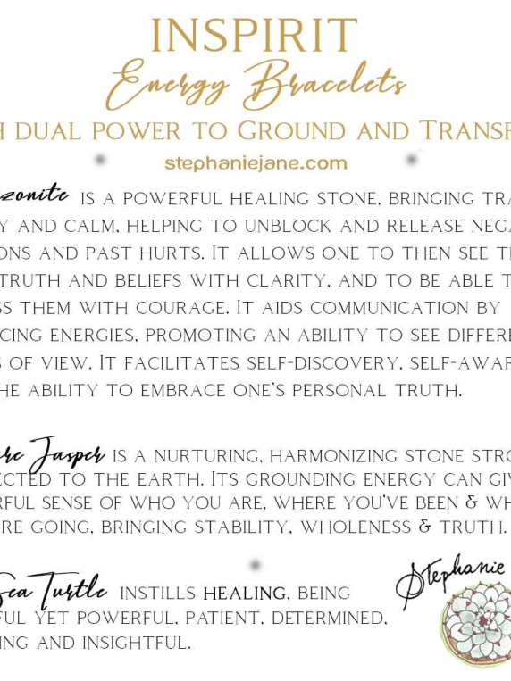 Amazonite Inspirit Energy Bracelet - HEALING