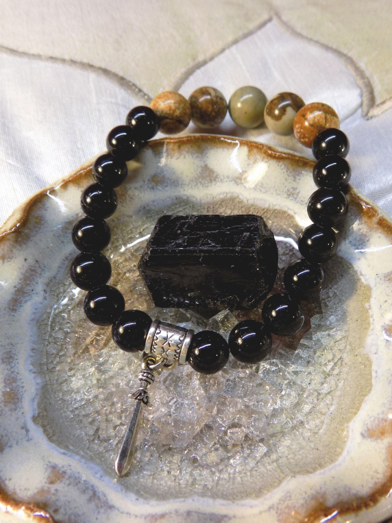 Black Tourmaline Inspirit Energy Bracelet - PROTECTION