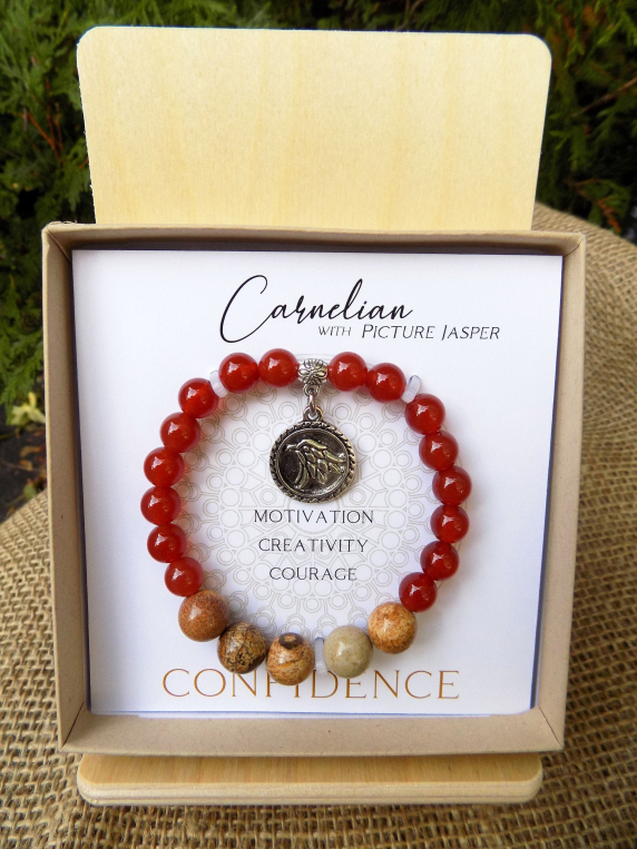Carnelian Inspirit Energy Bracelet - CONFIDENCE