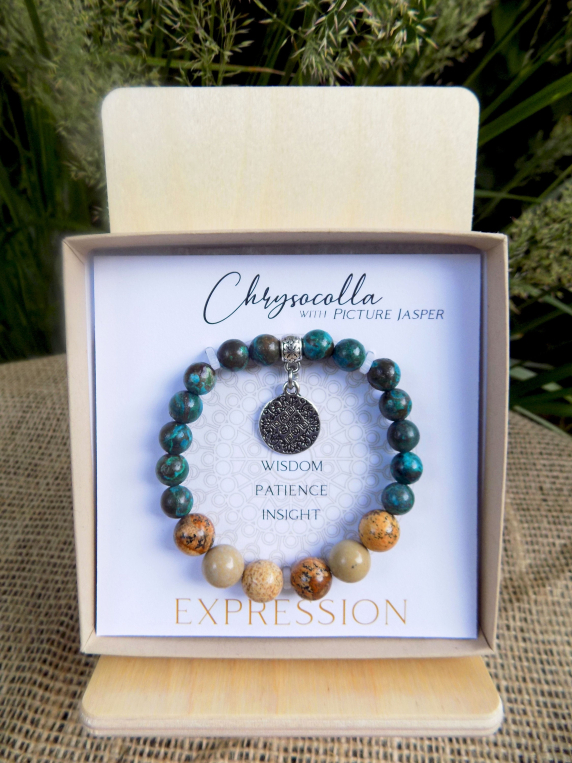 Chrysocolla Inspirit Energy Bracelet - EXPRESSION