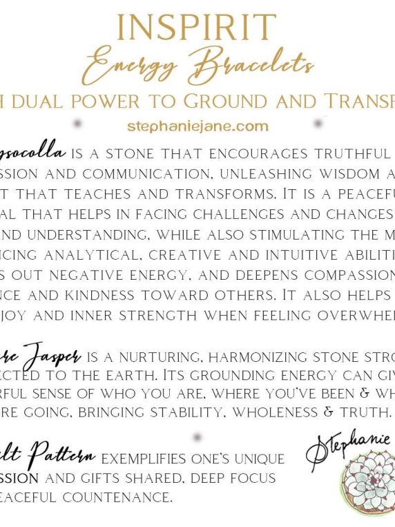 Chrysocolla Inspirit Energy Bracelet - EXPRESSION