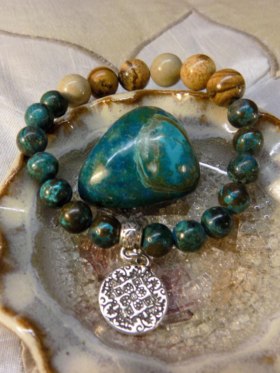 Chrysocolla Inspirit Energy Bracelet - EXPRESSION