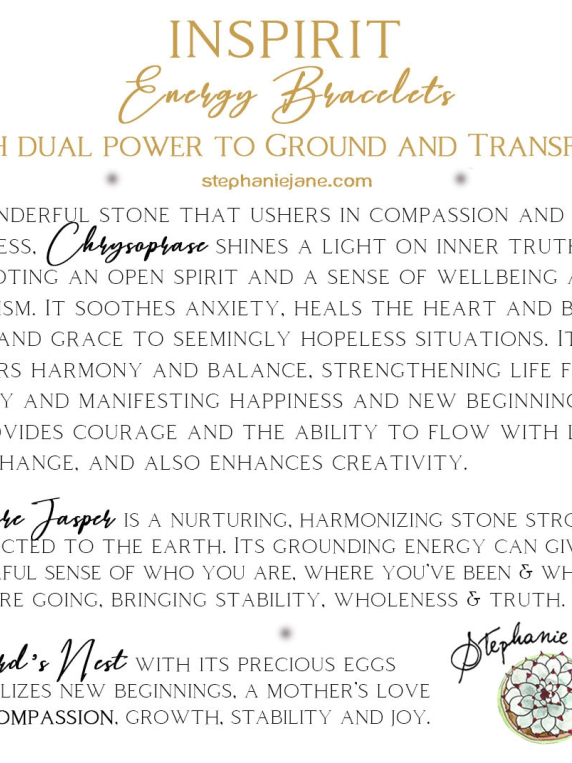 Chrysoprase Inspirit Energy Bracelet - COMPASSION