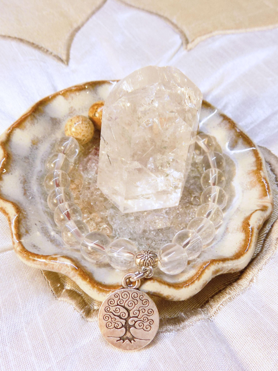 Clear Quartz Inspirit Energy Bracelet - CLARITY