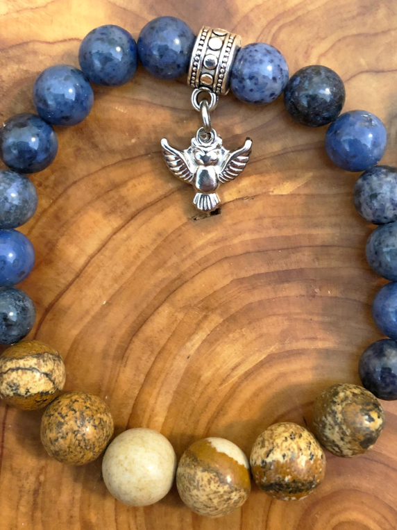 Dumortierite Inspirit Energy Bracelet - WISDOM