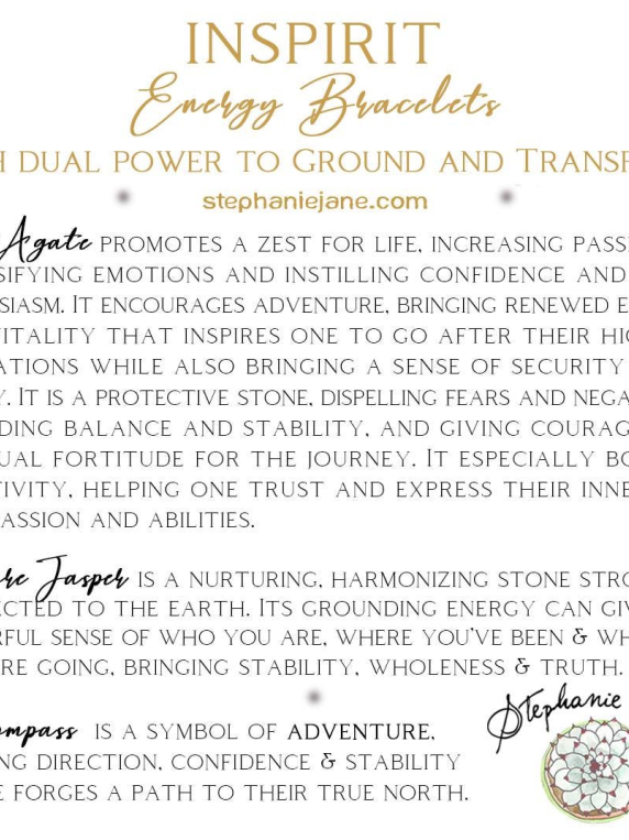 Fire Agate Inspirit Energy Bracelet - ADVENTURE