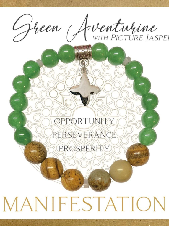 Green Aventurine Inspirit Energy Bracelet - MANIFESTATION