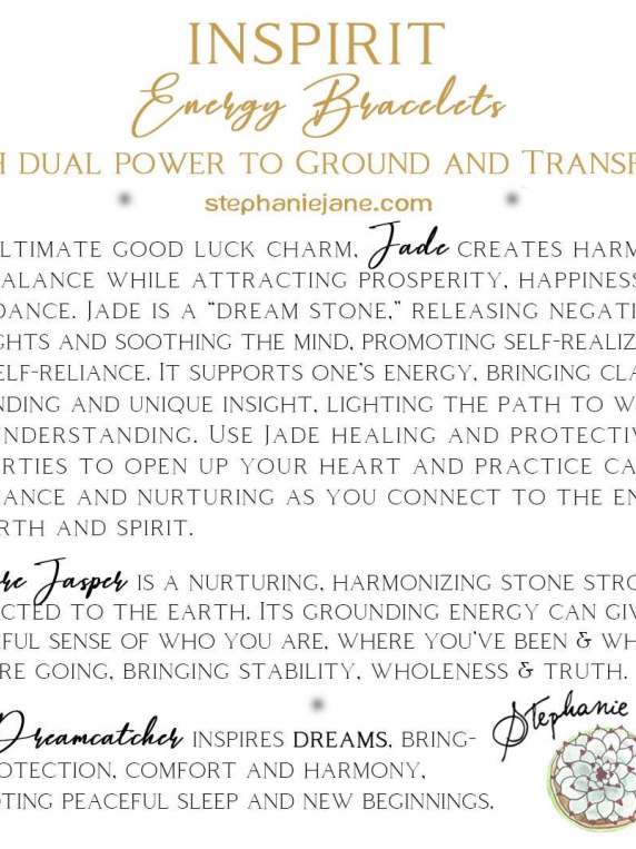 Jade Inspirit Energy Bracelet - DREAM