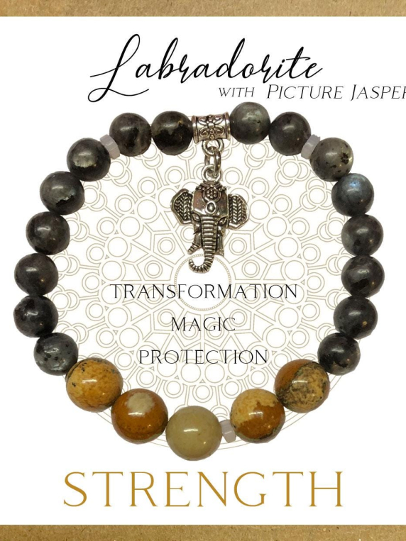 Labradorite Inspirit Energy Bracelet - STRENGTH