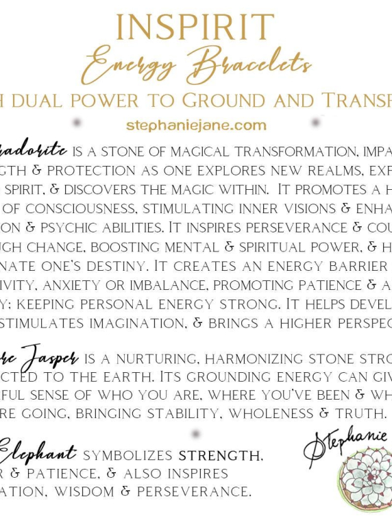 Labradorite Inspirit Energy Bracelet - STRENGTH