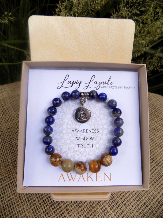 Lapis Lazuli Inspirit Energy Bracelet - AWAKEN