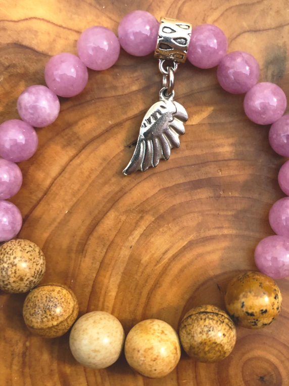 Lavender Jade Inspirit Energy Bracelet - SUPPORT