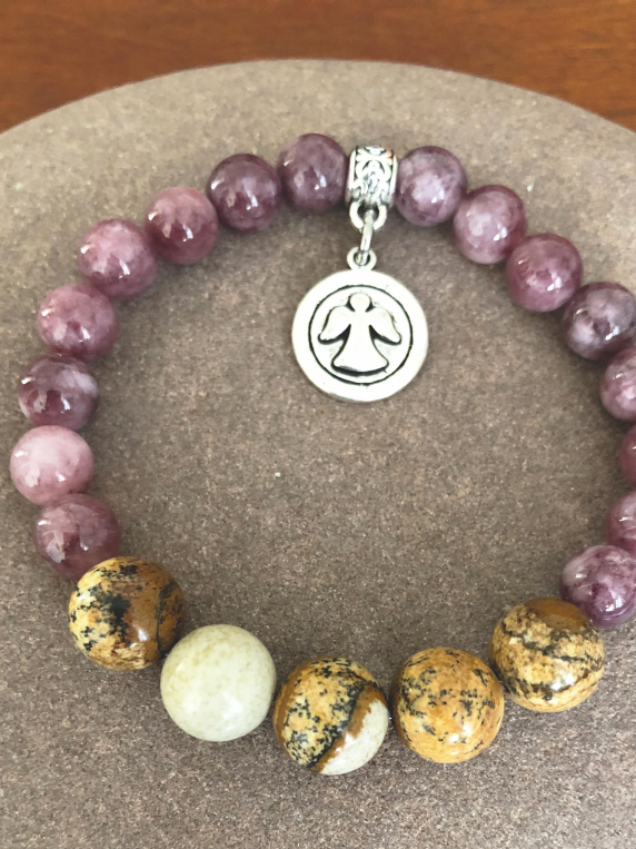 Lepidolite Inspirit Energy Bracelet - HOPE