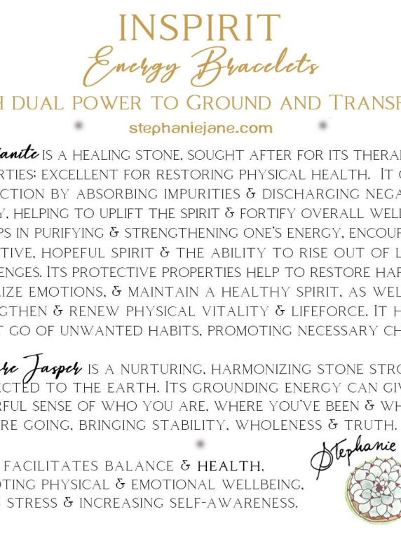 Maifanite Inspirit Energy Bracelet - HEALTH