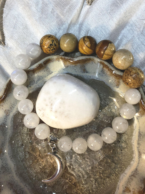 Moonstone Inspirit Energy Bracelet - NEW BEGINNING