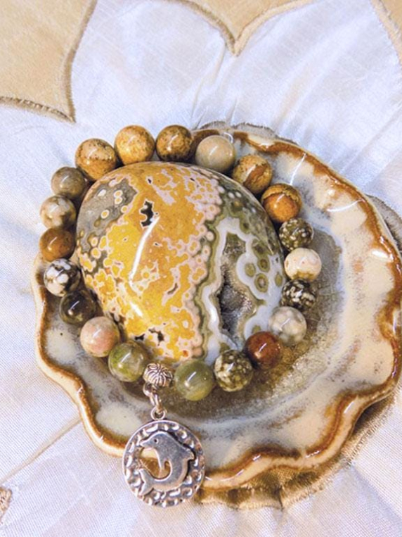 Ocean Jasper Inspirit Energy Bracelet - JOY
