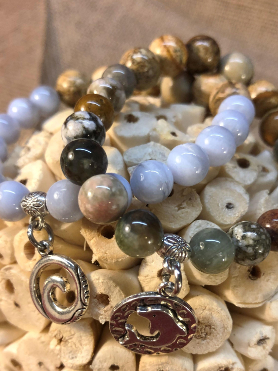 Ocean Jasper Inspirit Energy Bracelet - JOY