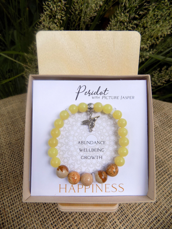 Peridot Inspirit Energy Bracelet - HAPPINESS