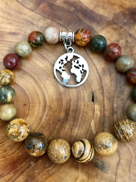 Picasso Jasper Inspirit Energy Bracelet - SAVOR