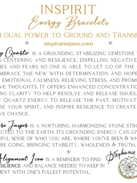 Smoky Quartz Inspirit Energy Bracelet - RESILIENCE