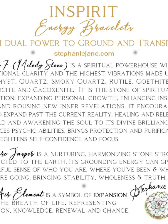 Super 7 (Melody Stone) Inspirit Energy Bracelet - EXPAND