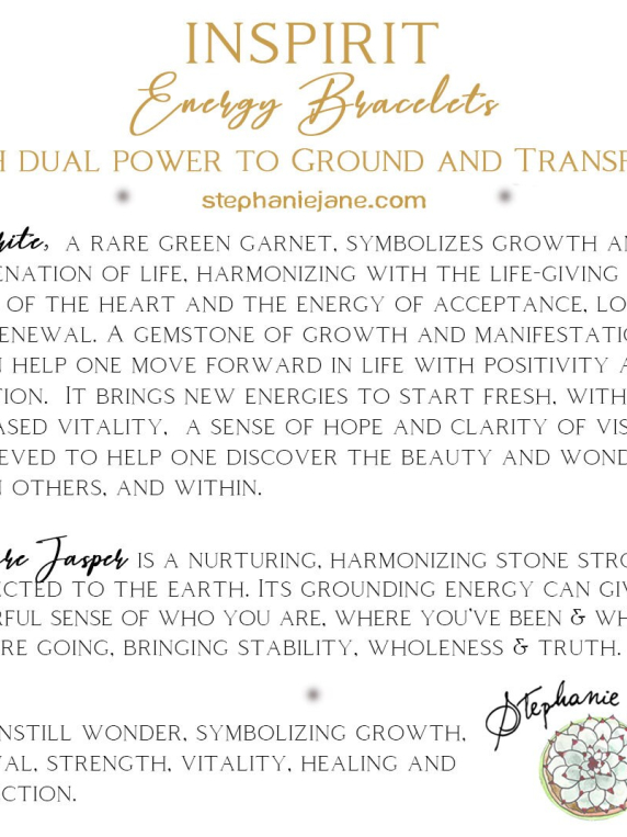 Tsavorite Inspirit Energy Bracelet - WONDER