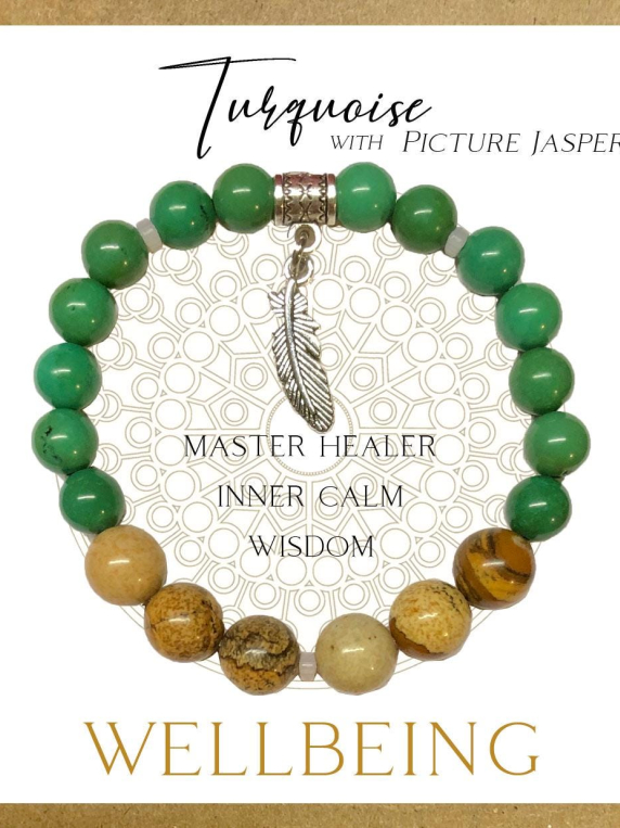 Turquoise Inspirit Energy Bracelet - WELLBEING