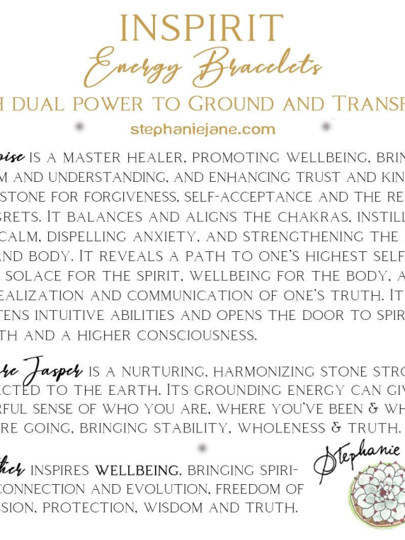 Turquoise Inspirit Energy Bracelet - WELLBEING