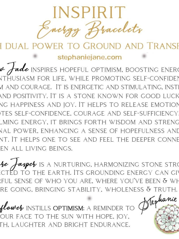 Yellow Jade Inspirit Energy Bracelet - OPTIMISM