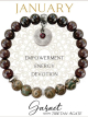 JANUARY Birthstone Bracelet - Garnet