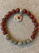 JULY Birthstone Bracelet - Carnelian