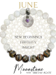 JUNE Birthstone Bracelet - Moonstone