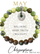 MAY Birthstone Bracelet - Chrysoprase