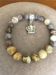 Botswana Agate Inspirit Energy Bracelet - OVERCOME Botswana Agate Inspirit Energy Bracelet - OVERCOME