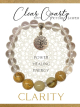 Clear Quartz Inspirit Energy Bracelet - CLARITY
