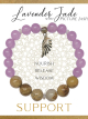 Lavender Jade Inspirit Energy Bracelet - SUPPORT Lavender Jade Inspirit Energy Bracelet - SUPPORT