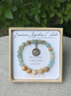 Lemurian Aquatine Calcite Inspirit Energy Bracelet - INSIGHT Lemurian Aquatine Calcite Inspirit Energy Bracelet - INSIGHT