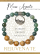 Moss Agate Inspirit Energy Bracelet - REJUVENATE Moss Agate Inspirit Energy Bracelet - REJUVENATE