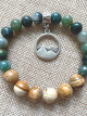Moss Agate Inspirit Energy Bracelet - REJUVENATE Moss Agate Inspirit Energy Bracelet - REJUVENATE